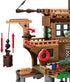 RiceBlock Sets 8-12, 573 Pirate Ship Building Toys, Pirate Wharf Themed City Store Building Bricks for Boys Age Pieces
