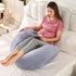 BATTOP Pregnancy Pillows for Sleeping,Pregnancy Must Haves Maternity Body Pillow with Cooling Washable Cover,New Mom