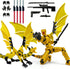 KAMOVNY T13 Robot Action Figure with Dragon 3D Printed Mecha Toy, Multi-Jointed Movable,