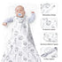3 Pack 100% 12-18 2-Way david's kids Cotton Baby Sleep Sack Months, Soft Baby Wearable Blankets with Zipper, Comfy
