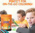 ZENO 18-Color (1-3) (4-8) Jumbo Crayons Non-Toxic and Washable for Toddlers & Kids Easy-to-Hold Large Crayons, Perfect