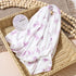 Set 32 32 inches Ylsteed Newborn Receiving Blanket Headband Baby Swaddle Floral Wrap Baby Swaddle Blankets for Newborns