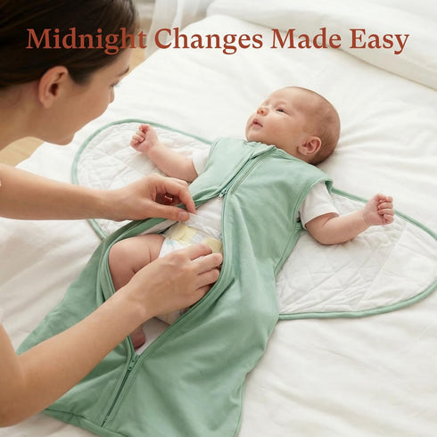 1.0 0-6 TOG Preemie Swaddle Sleep Sack, Adjustable Wearable Blanket for Infants Newborns Months