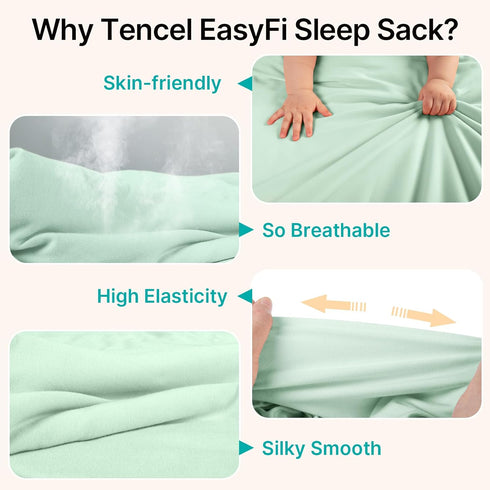 3-6 0-3 1.0 2-Way (2 Pack) Supersoft Rayon Made from Bamboo Sleep Sack Months Newborn Sleep Sack Months Tog Baby