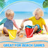 24 End of Year Student Gifts Beach Sand Toy Set with Plastic Buckets, Shovels, Gift Cards, Ribbon, and Beach Pails for