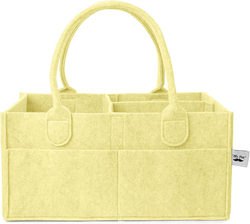 Mr. Pen- Baby Diaper Caddy Organizer, Lemon Glow, Nursery Storage Bin and