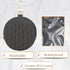 Stylish Black Pacifier Holder Case with Clip - Durable and Convenient