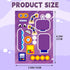 DaiUni 24 Sheets Robot Make a Face Sticker Sheets for Kids Todders Activities, Make Your Own Stickers for Kids Birthday