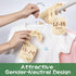 Closet Set 8 24 Baby Dividers for Clothes Organizer - of Beautiful Wooden Double-Sided Baby Clothes Size Hanger