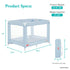 Dream On Me Fisher-Price Play All Day Portable Playard, ASTM Certified, Ideal for Babies & Toddler, One-Hand Fold