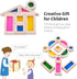 Wooden Building Blocks Set of 24pcs, Rainbow Sensory Toys for Toddlers, Preschool Stacking Toy
