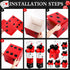 Hollowfly 54 6 11inch 12 Pcs Casino Theme Party Decoration Including Pcs Large Casino Dice Boxes Pcs Poker Playing