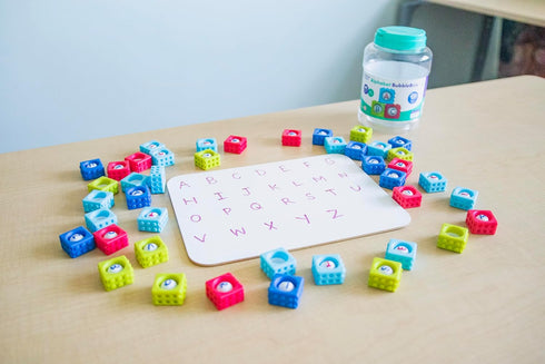 Educational Insights Alphabet BubbleBrix - ABC Learning for Toddlers, Alphabet Toys for Preschool and Kindergarten,