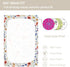 CaTaKu 27"x 39" Crib Sheets for Girls & Boys - Wildflowers Poppy Baby Sheets, Neutral Toddler Mini Crib Mattress Sheets