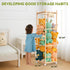 May Eileen 53.54" 15.74" 15.74" Stuffed Animal Storage & Organizer, Wooden Stuffed Animal Holder, Plushies Storage