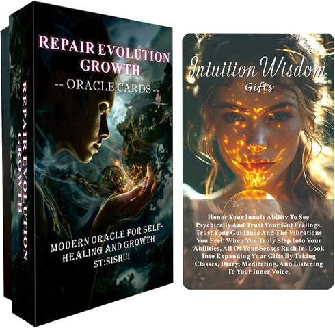 Healing Oracle Cards Deck, Self-Healing Tool for Beginners, Discover What Needs to Shift or Release for Your Highest