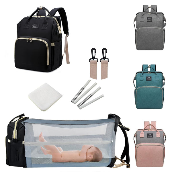 ANWTOTU Baby Diaper Bags with Changing Station,Waterproof Diaper Bag Backpack for Moms