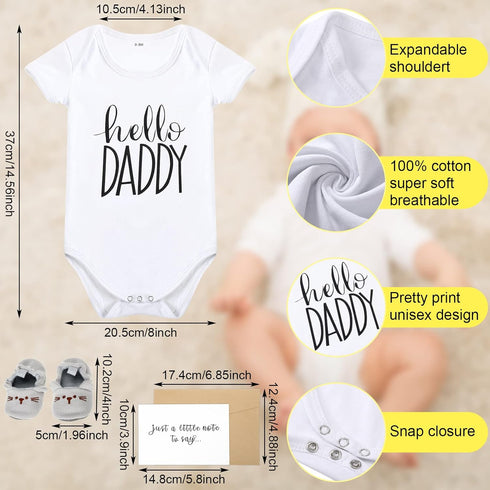 Sets Jiuguva Surprise Pregnancy Announcements for Dad and Husband Pregnancy Test Keepsake Box Wooden Announcement Box
