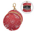 PYBUG Love Round Pacifier Storage Case, Polyester & TPU Lined with Hook Buckle, Pacifier Container Box for Baby