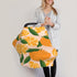 Schgap Orange Car Seat Cover for Baby, Nursing Cover Breastfeeding Baby Carrier Cover Stretchy Carseat Canopy