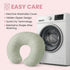 OMYS Nursing Pillow, Breastfeeding Pillows with Removable Cover for Mom with Breathable Filling, Ergonomic Baby Feeding