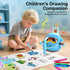 NAUQUOHZ 3 4 5 6 7 8 100 Cards,16 Drawing Robot for Kids Montessori Painting Toys for Year Old, Voice Interactive
