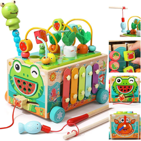 JAUNTY Toddler Wooden Montessori Toy for 1 2 3 Year Old Toys,