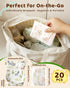 Packaged, 20/50pcs Lictin Disposable Baby Bibs, Individually Hygienic and Convenient for Toddler, Baby Travel
