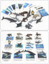 Small Montessori Animal Figures with Flash Cards, Realistic Figurines Toys, Educational Matching Game for Kids