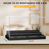 KKU Display Case for Minifigure Action Figures Blocks, Acrylic Storage Box with 3 Movable Steps