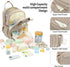 Bevkois Backpack, Diaper Bag Lightweight Baby Diaper Bag for Moms with Insulated Pocket, Stroller Straps & Wet Dry