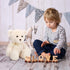 2 Pack 18 Inch HyDren Bear Stuffed Animals Cuddly Stuffed Bear Plushies with Bow for Birthday Gifts Baby Shower Decors