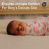 4-Pack (35" 40") GLLQUEN BABY Muslin Swaddle Blankets Breathable Receiving Blankets x Soft Baby Blankets for Girls