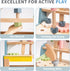 Set Set 18 2 3 4 5 ROBOTIME Tool Bench for Toddlers - Mini Wooden Work Bench for Kids, Construction Toys w/Wooden