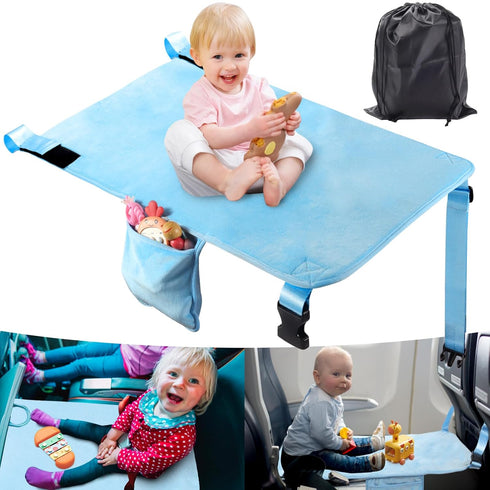 Toddler Airplane Bed, Portable Kids Airplane Seat Extender, Airplane Travel Essentials for