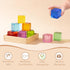 1 2 3 2-4 Set, Woodtoe Large Building Blocks for Toddlers, Montessori Toys for Year Old Boy Girl, No Choking Hazard