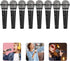 NUOBESTY 16 Pcs Simulation Microphone Toy Set, Interesting Kids Accessory, Interactive Plastic Microphone