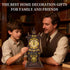 SHAREHB Set, 12+, Vintage Swing Clock Building Blocks Real Working Moving Pendulum & Rotating Dial, Mechanical Building