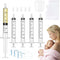 Aoaodbu Colostrum Collector Kit Include 50pcs 3ml Sealed Breast Milk Collector No Needle