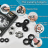 Pack Fidget Toys Adults Metal Fidgets for Classroom Cool Gadget Desk Toys for Teens Figette Spinner Figits Ring ADHD