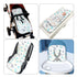 Baby Stroller Cushion, Universal Soft Cotton Seat Pad Liner for Newborn, 34x78cm (Dinosaur+Grey)