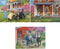 Bits and Pieces Value Set of Three Large 300 Piece Jigsaw Puzzles