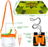Kidz@Play Bug Hunting Kit, Vest, Hat, Binoculars, Lg. Net, Bug Container, Whistle, Flashlight, Magnifier, Thermostat