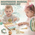 1-3, 1 Set 2-4, Baby Musical Instruments for Toddlers Montessori Wooden Toys for Year Old, Xylophone Maracas Percussion