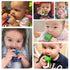 Baby Fruit Feeder/Food Feeder Pacifier for Babies (2 Pack) - HAOBAOBEI Mesh Teethers in Appetite Stimulating Colors