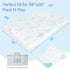 Pack 38"x26" Pack Pack and Play Mattress, N Play Mattresses Dual-Sided Design for Baby and Toddler, Foldable Mattress