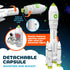 Playset 38, MOBIUS Toys Space Adventure - STEM Rocket Ship with Astronaut Figures, Detachable Shuttle & Rover