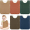 Newwiee 5 Pcs Large Muslin Pullover Baby Bibs Full Coverage Toddler Slip
