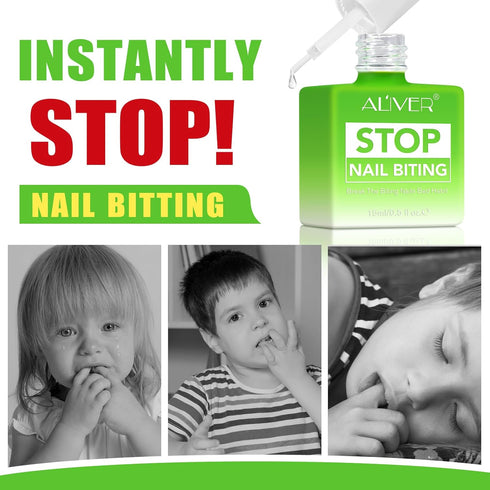 NIFEISHI Nails-0.5 floz Nail Biting Treatment for Kids, Thumb Sucking Deterrent, Nail Biting Prevention for Kids, Safe