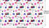 PHOGARY 2 Packs SPA Makeup Party Tablecovers, Disposable Plastic Rectangular Table Covers for Girls Birthday Cocktail